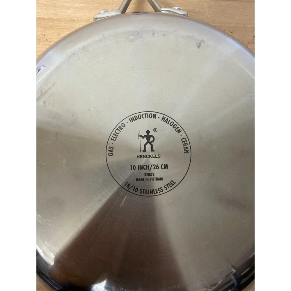 J.A. Henckels International 10 Inch 18/10 Stainless Steel Fry Pan Cookware